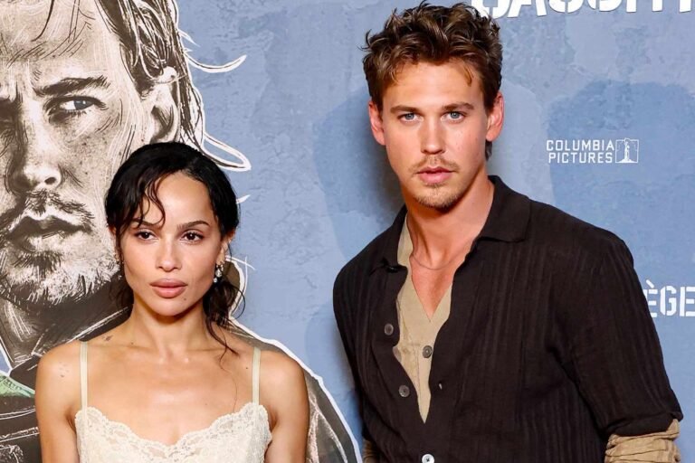 Zoë Kravitz and Austin Butler Hung Out at Paris Bar After ‘Caught Stealing’ Premiere