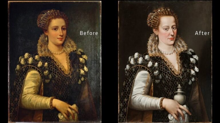 An Art Conservator Restores a Painting of the Doomed Party Girl Isabella de’ Medici: See the Before and After An Art Conservator Restores a Painting of the Doomed Party Girl Isabella de’ Medici: See the Before and After