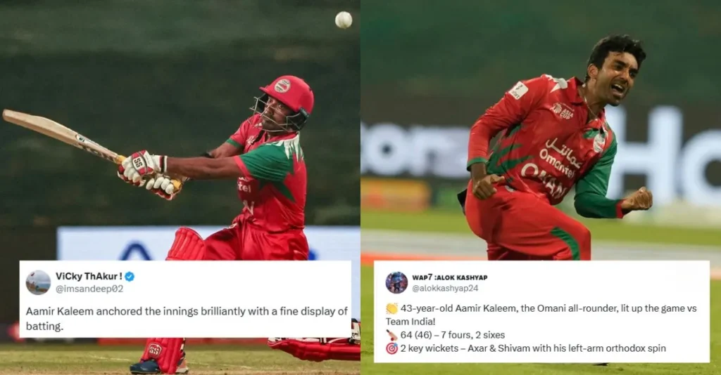 Fans hail Aamir Kaleem’s zeal and Oman’s fight despite despite loss to India in Asia Cup 2025