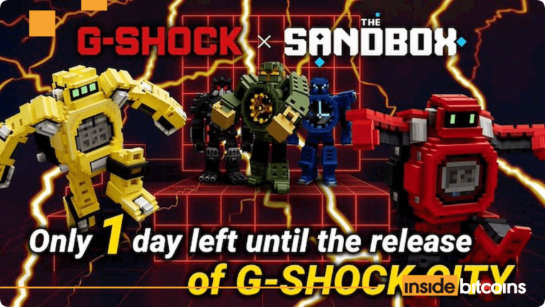 G-shock Set to Launch a City in the Sandbox Metaverse This Week G-shock Set to Launch a City in the Sandbox Metaverse This Week