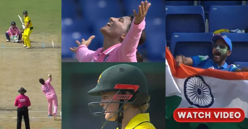 IND-W vs AUS-W [WATCH]: Sneh Rana celebrates her 50th WODI wicket with Georgia Voll’s dismissal in third Women’s ODI