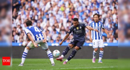 Kylian Mbappe, Arda Guler power 10-man Real Madrid to go top of La Liga | Football News