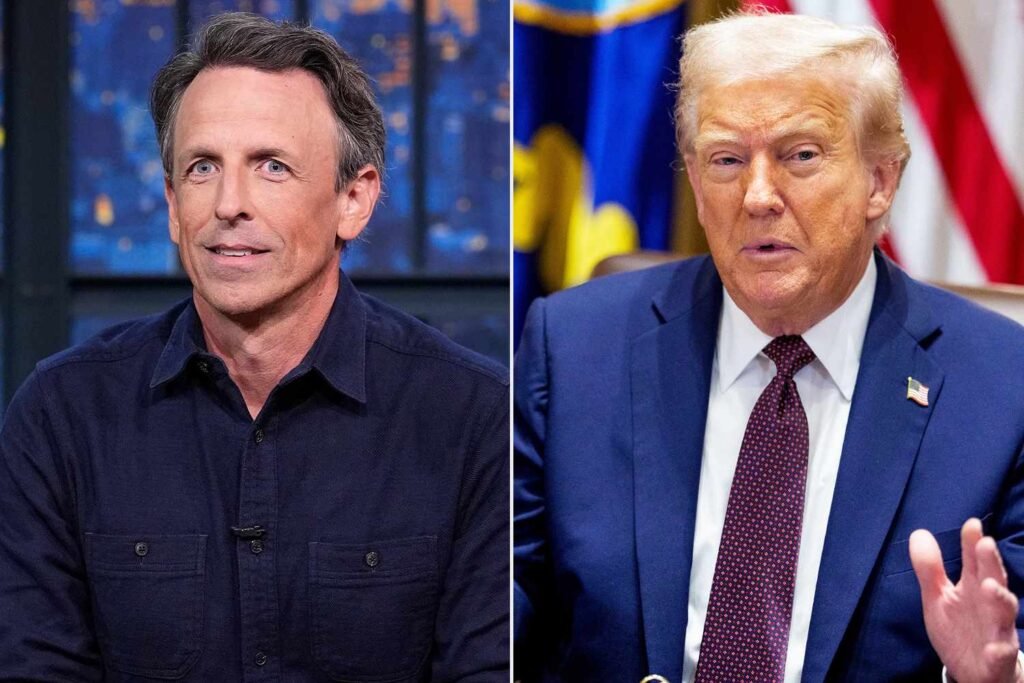 Seth Meyers Reacts to ‘Finally’ Getting on Trump’s ‘Radar’ After Recent Attack