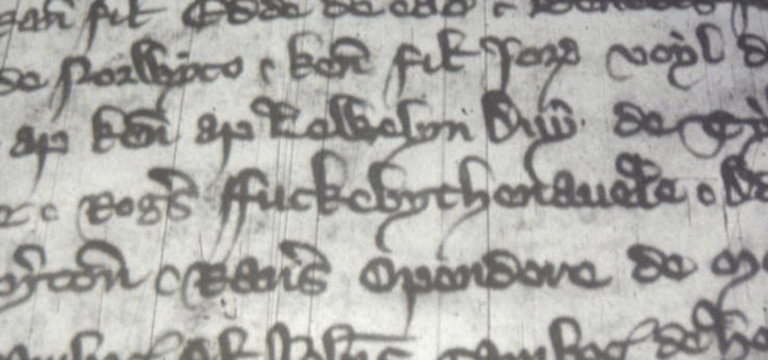 The Earliest Known Appearance of the F-Word (1310) The Earliest Known Appearance of the F-Word (1310)