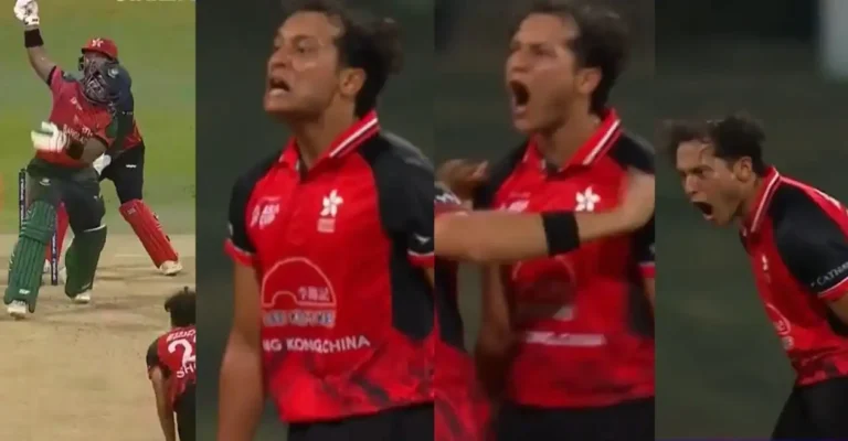 WATCH: Ayush Shukla’s pumped-up celebration after dismissing Parvez Hossain Emon in BAN vs HK Asia Cup 2025 clash WATCH: Ayush Shukla’s pumped-up celebration after dismissing Parvez Hossain Emon in BAN vs HK Asia Cup 2025 clash