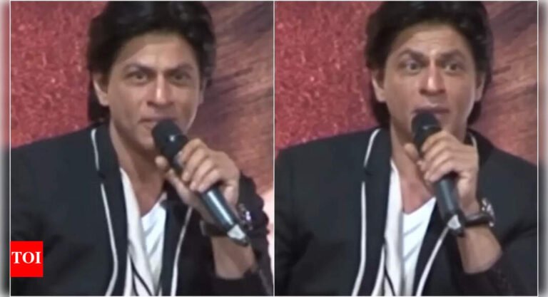 When Shah Rukh Khan asked reporter to STAND UP after latter said, ‘Mazakbaazi bohot hogayi’ during press conference of his film |
