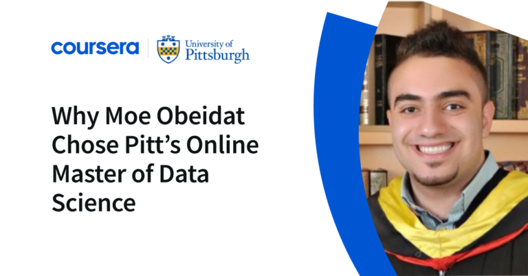 Why Moe Obeidat Chose Pitt’s Online Master of Data Science