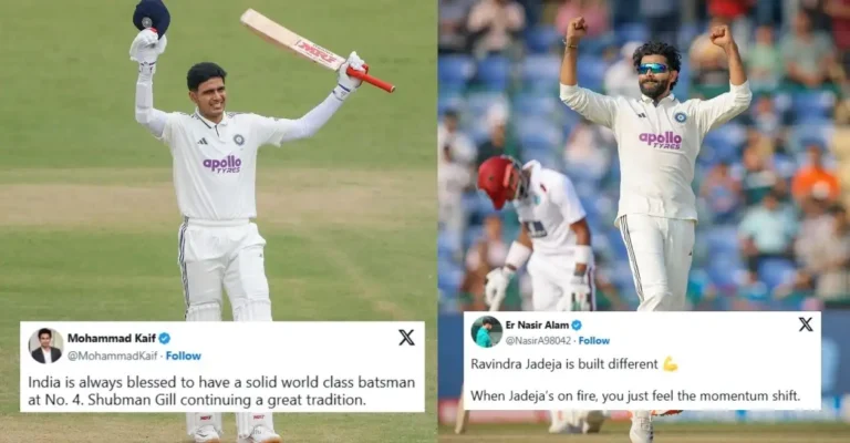 Fans react as Shubman Gill and Ravindra Jadeja headline India’s dominance on Day 2 of second Test against West Indies
