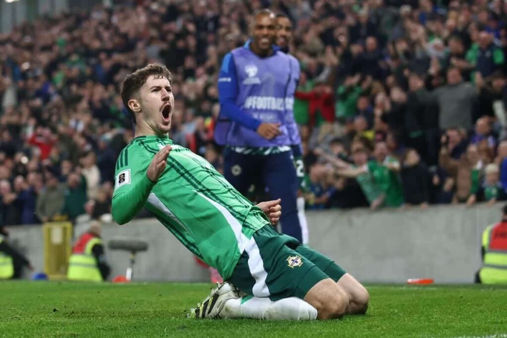 Hume stunner puts Northern Ireland in strong position ahead of Germany test Hume stunner puts Northern Ireland in strong position ahead of Germany test