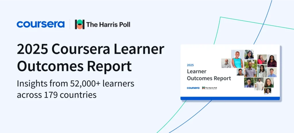 Introducing Coursera’s 2025 Learner Outcomes Report: global findings show measurable career impact for online learners 