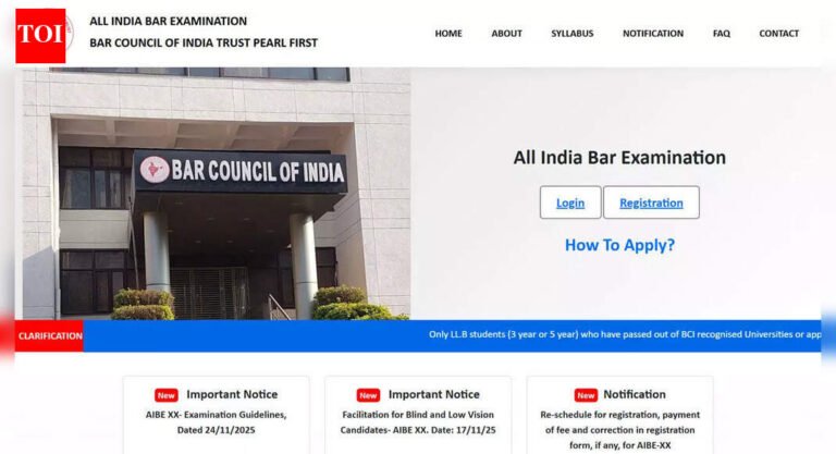 AIBE 2025: Important exam day guidelines and timing for candidates appearing in AIBE 20 tomorrow; download admit card here AIBE 2025: Important exam day guidelines and timing for candidates appearing in AIBE 20 tomorrow; download admit card here