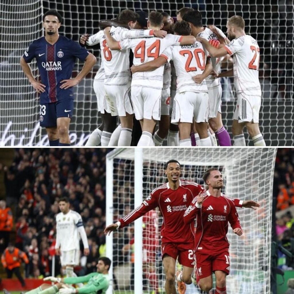 Bayern Shocked PSG as Liverpool Took Down Madrid in UCL | Football news at 1000Goals.com: Football Betting, Highlights, and More