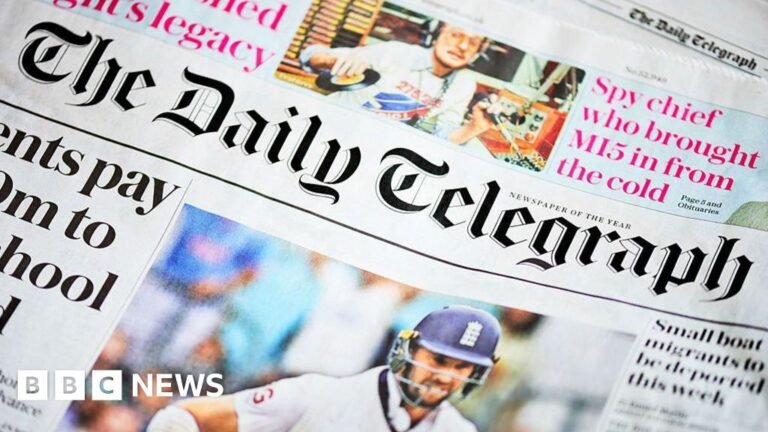 Daily Mail owner agrees to buy Daily Telegraph for £500m