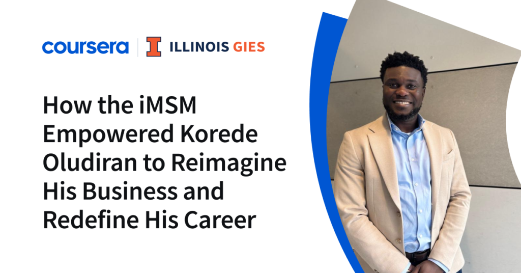 How the iMSM Empowered Korede Oludiran to Reimagine His Business and Redefine His Career