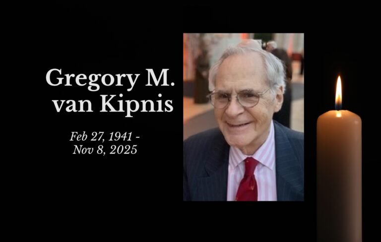 In Memoriam, Gregory M. van Kipnis In Memoriam, Gregory M. van Kipnis