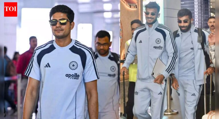 No neck brace for Shubman Gill! Team India arrive in Guwahati ahead of 2nd Test against South Africa | Cricket News