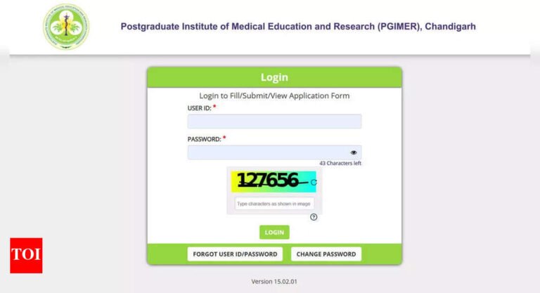 PGIMER Chandigarh Group B and C admit card out at pgimer.edu.in for Nov 20, 22 exams; download here PGIMER Chandigarh Group B and C admit card out at pgimer.edu.in for Nov 20, 22 exams; download here