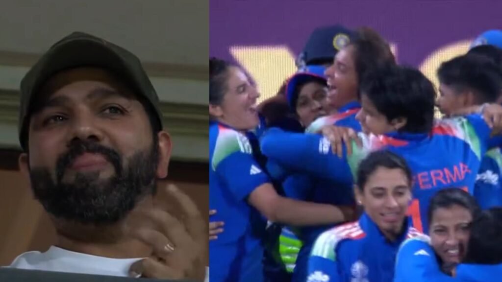 Rohit Sharma, Smriti Mandhana, Harmanpreet Kaur cry as India Women win ICC Women’s World Cup 2025 Rohit Sharma, Smriti Mandhana, Harmanpreet Kaur cry as India Women win ICC Women’s World Cup 2025