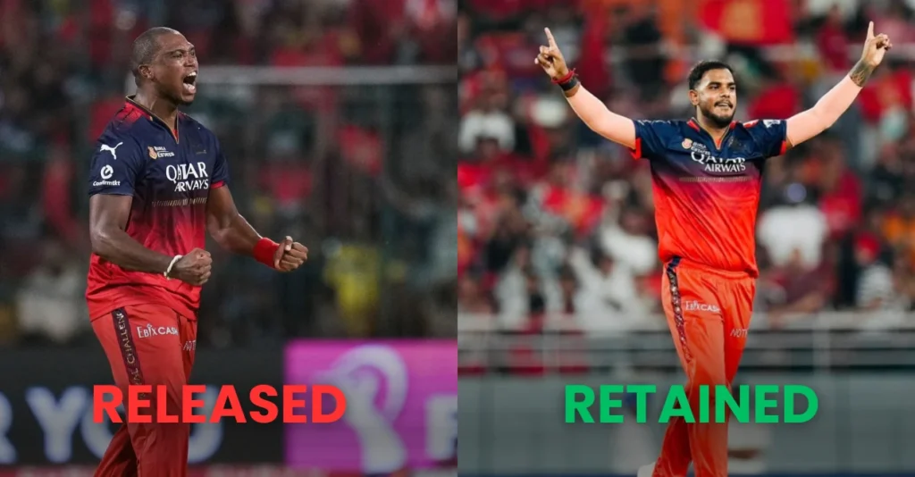 Royal Challengers Bengaluru: Full List of RCB Retentions, Releases, Remaining Slots & Purse | IPL 2026 Auction Royal Challengers Bengaluru: Full List of RCB Retentions, Releases, Remaining Slots & Purse | IPL 2026 Auction