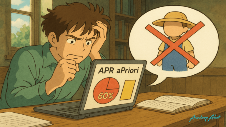 aPriori Airdrop Disaster: One Entity Claimed 60% — And That’s Exactly Why Farmers Must Be Picky