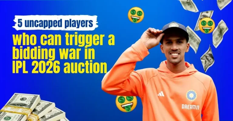 5 uncapped stars who can trigger a bidding war in IPL 2026 mini auction 5 uncapped stars who can trigger a bidding war in IPL 2026 mini auction