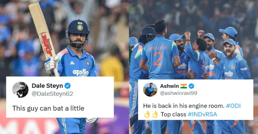 Fans celebrate as Virat Kohli and bowlers help India edge past South Africa by 17 runs in a thrilling Ranchi ODI clash