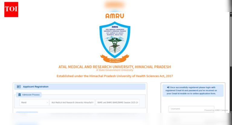 HP AYUSH NEET UG counselling 2025: Stray vacancy round 3 schedule revised; check key dates here