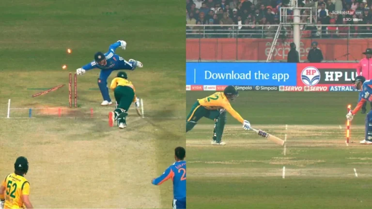 Jitesh Sharma pulls off MS Dhoni-esque run-out to deny Quinton de Kock a century in 2nd T20I Jitesh Sharma pulls off MS Dhoni-esque run-out to deny Quinton de Kock a century in 2nd T20I