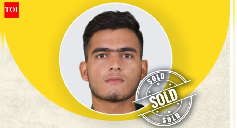 Prashant Veer: 20-year-old left-armer snapped up by CSK for Rs 14.20 crore at IPL Auction | Cricket News Prashant Veer: 20-year-old left-armer snapped up by CSK for Rs 14.20 crore at IPL Auction | Cricket News