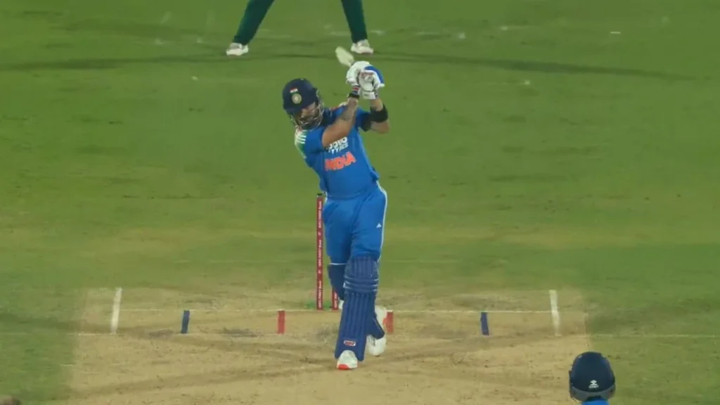 Virat Kohli smashes no-look six, then burns Corbin Bosch with killer death stare