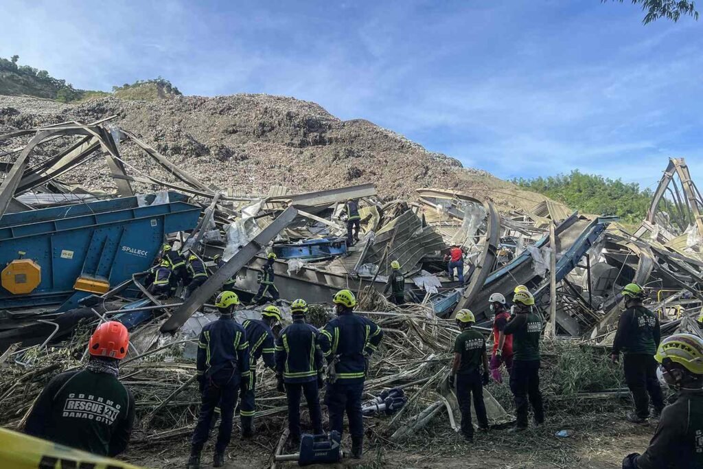 1 Dead, 34 Missing After 4-Story Mountain of Garbage Collapses at Landfill