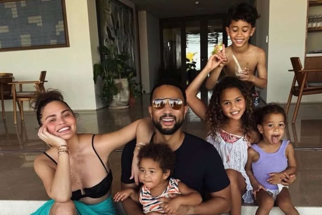 John Legend Shares Sweet Photos with His 4 Kids During Family Vacation