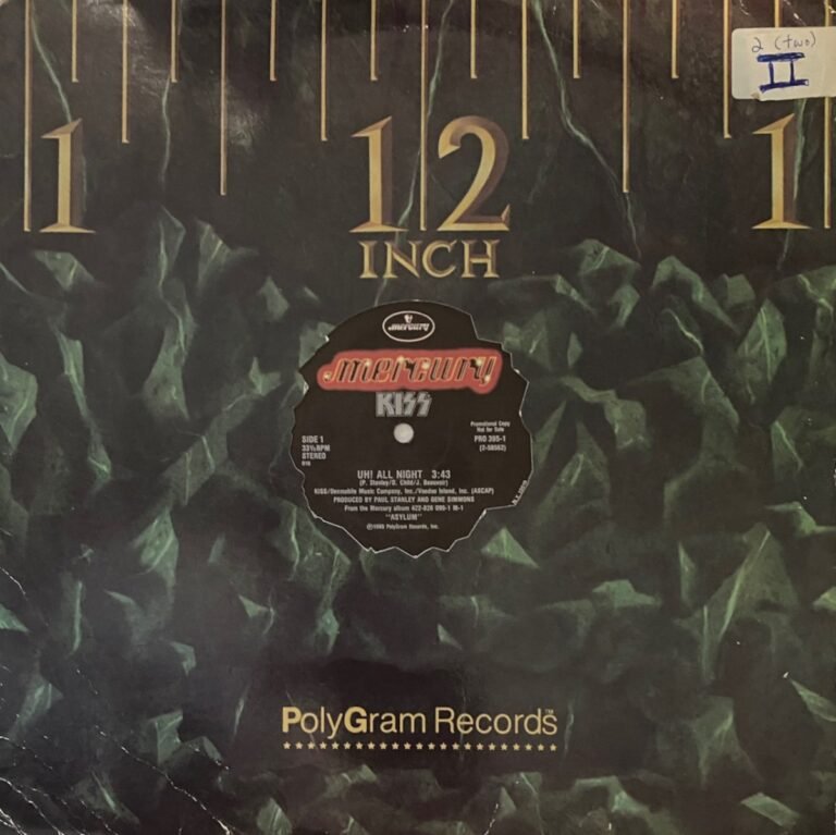Kiss – “Uh! All Night” – 12″ Promotional Single (1985) – Single Review (The Kiss Review Series) – 2 Loud 2 Old Music