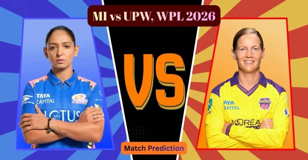 MI vs UPW, WPL 2026, Match Prediction: Who will win today’s game between Mumbai Indians and UP Warriorz?