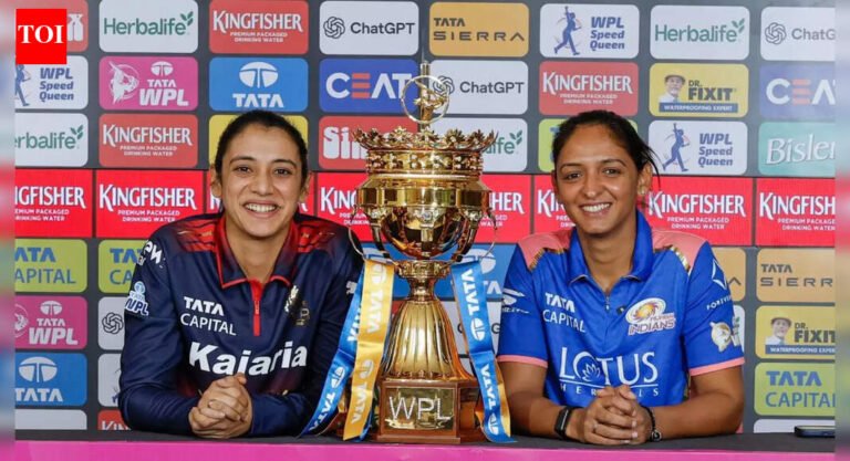 Mumbai Indians Women vs Royal Challengers Bengaluru Women, WPL 2026 Live Score: Clash of champions as Smriti Mandhana, Harmanpreet Kaur face off in season opener Mumbai Indians Women vs Royal Challengers Bengaluru Women, WPL 2026 Live Score: Clash of champions as Smriti Mandhana, Harmanpreet Kaur face off in season opener