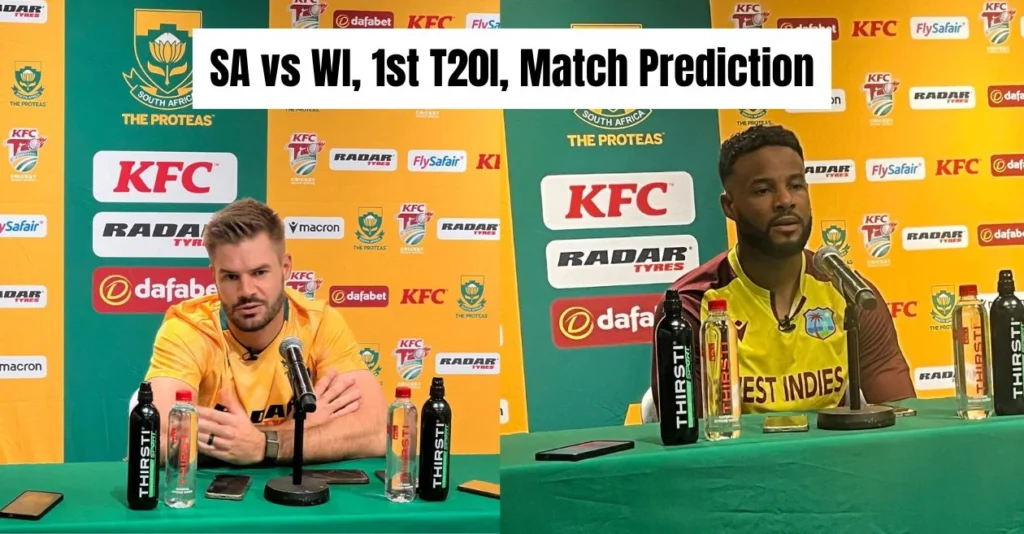 SA vs WI, 1st T20I, Match Prediction: Who will win today’s game between South Africa and West Indies?