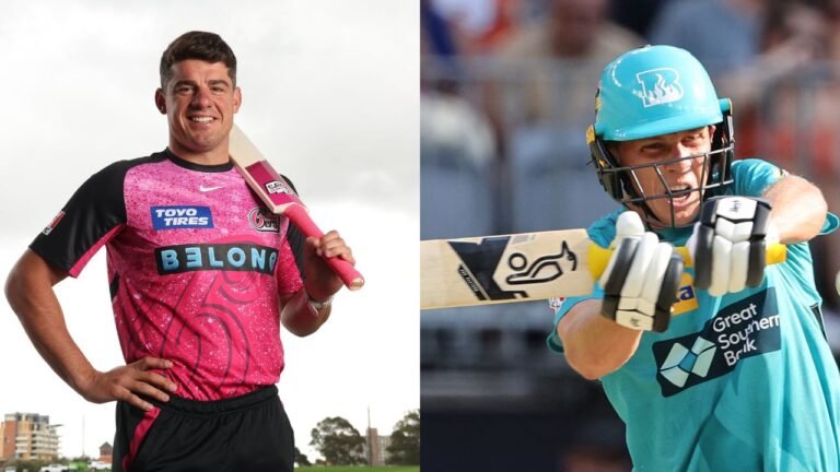 Sydney Sixers Playing XI vs Brisbane Heat- BBL 2025-26, Match 24
