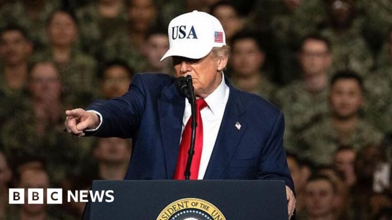 Trump calls for US military spending to rise more than 50% to .5tn