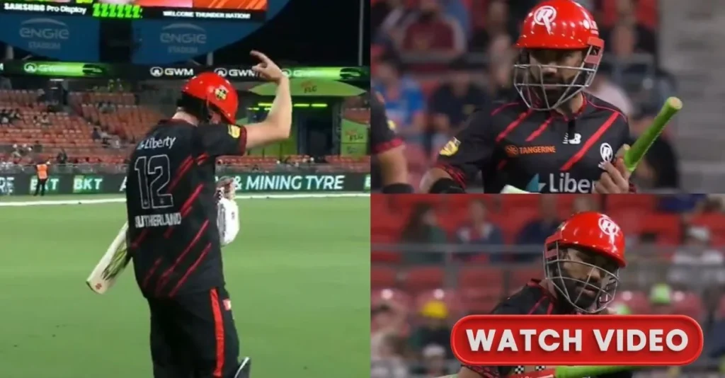 WATCH: Mohammad Rizwan faces embarrassment after Melbourne Renegades retire him out for slow knock against Sydney Thunder in BBL|15