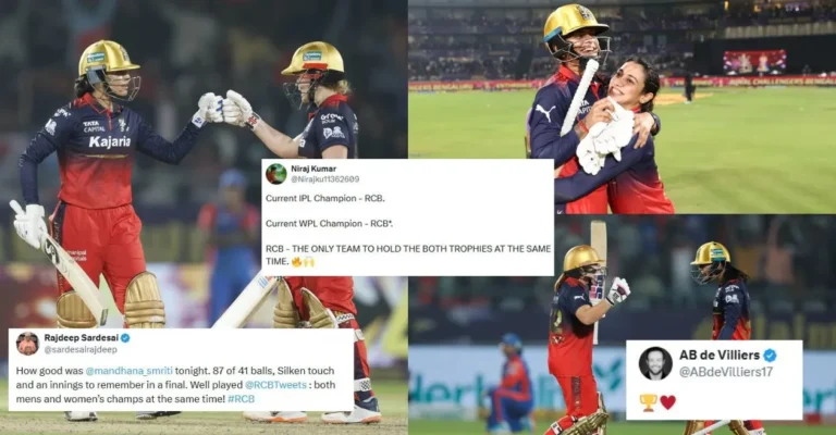 AB de Villiers, Ashwin and others in awe as Smriti Mandhana and Georgia Voll drive RCB to 2nd WPL triumph AB de Villiers, Ashwin and others in awe as Smriti Mandhana and Georgia Voll drive RCB to 2nd WPL triumph