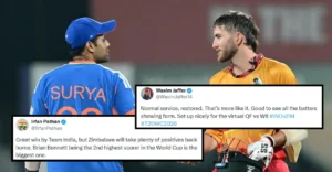 Fans erupt as India overpower Zimbabwe to keep T20 World Cup 2026 semifinal hopes alive despite Brian Bennett’s unbeaten 97 Fans erupt as India overpower Zimbabwe to keep T20 World Cup 2026 semifinal hopes alive despite Brian Bennett’s unbeaten 97