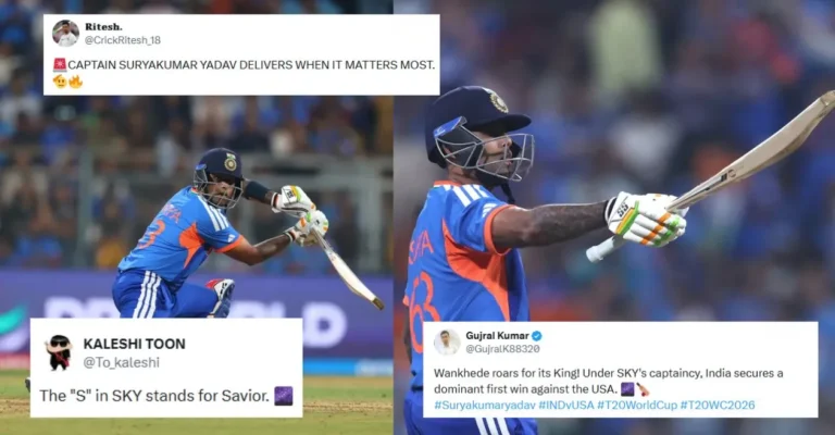 Fans go crazy as Suryakumar Yadav orchestrates India’s dominant win over USA in T20 World Cup 2026 Fans go crazy as Suryakumar Yadav orchestrates India’s dominant win over USA in T20 World Cup 2026