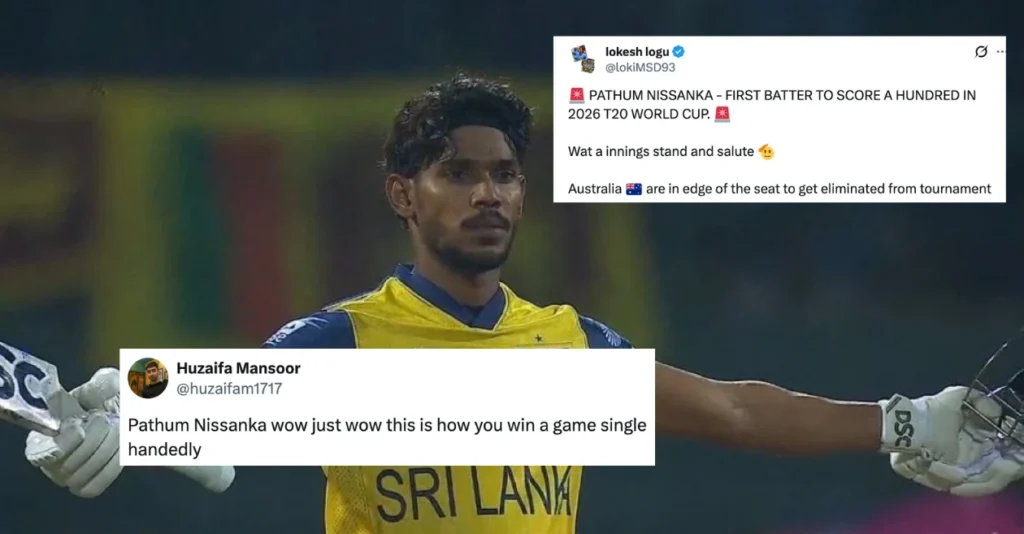 Fans go wild as Pathum Nissanka smashes century to take Sri Lanka into the Super 8 with a win over Australia Fans go wild as Pathum Nissanka smashes century to take Sri Lanka into the Super 8 with a win over Australia
