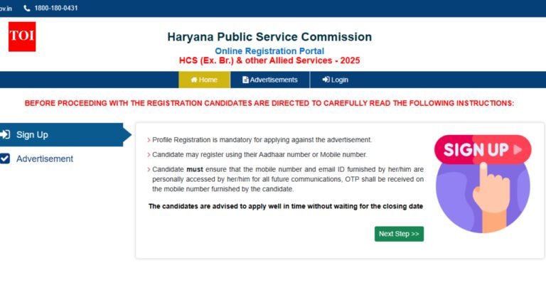 HPSC HCS recruitment 2026: Registration window opens at hpsc.gov.in; check direct link to apply and key details here HPSC HCS recruitment 2026: Registration window opens at hpsc.gov.in; check direct link to apply and key details here