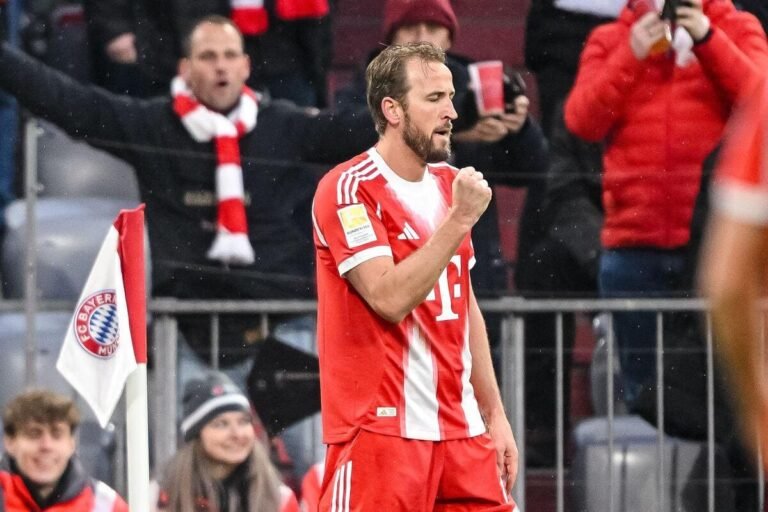 Harry Kane brace continues Bayern’s Bundesliga title charge Harry Kane brace continues Bayern’s Bundesliga title charge
