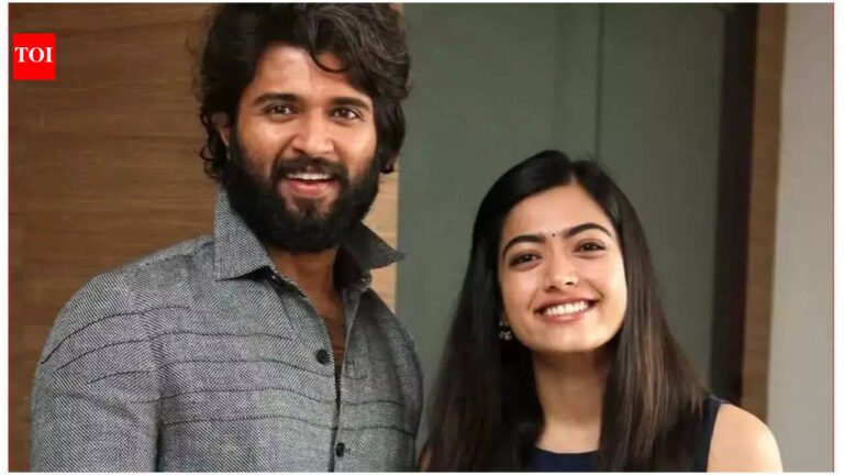 Rashmika Mandanna and Vijay Deverakonda wedding: Couple’s sangeet venue turns into photo gallery of their love story – Video | Telugu Movie News Rashmika Mandanna and Vijay Deverakonda wedding: Couple’s sangeet venue turns into photo gallery of their love story – Video | Telugu Movie News