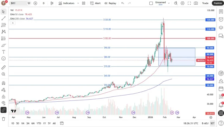 Silver Forecast 17/02:Silver Continues to Kill Time Waiting