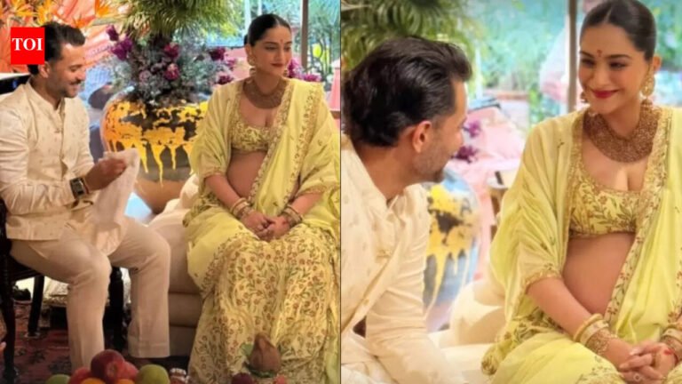Sonam Kapoor shares INSIDE PICS from her Godh Bharai celebrations; host star-studded puja ceremony |