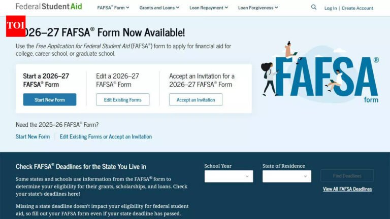 US Department of Education begins development process for 2027–28 FAFSA form, invites public comments