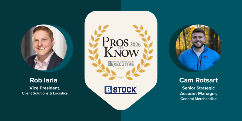 B-Stock’s Rob Iaria and Cam Rotsart Named 2026 “Pros to Know” by Supply & Demand Chain Executive
